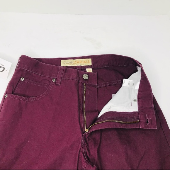 Cabelas casuals women’s pants jeans size 4 regular plum purple - Picture 2 of 5